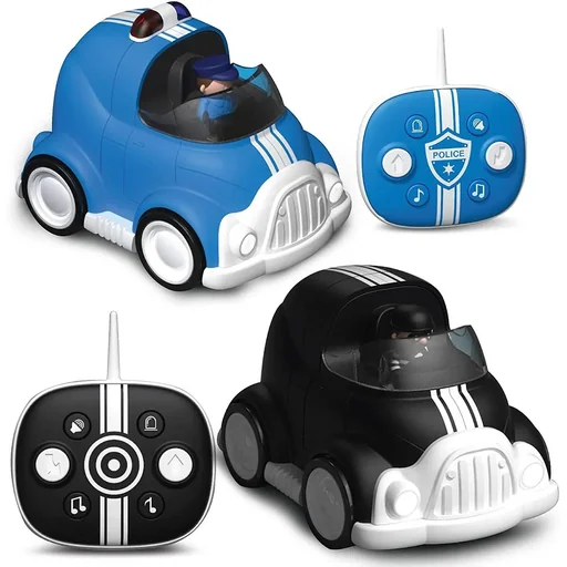"Sharper Image RC Racing Set Police and Crooks " " 2 Players " " with Sound Effects image"