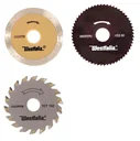 Saw blade set 3 pcs. for mini plunge saws