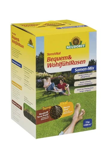 "TerraVital Comfortable & Well-being Lawn Seed Mix - 3 kg image"