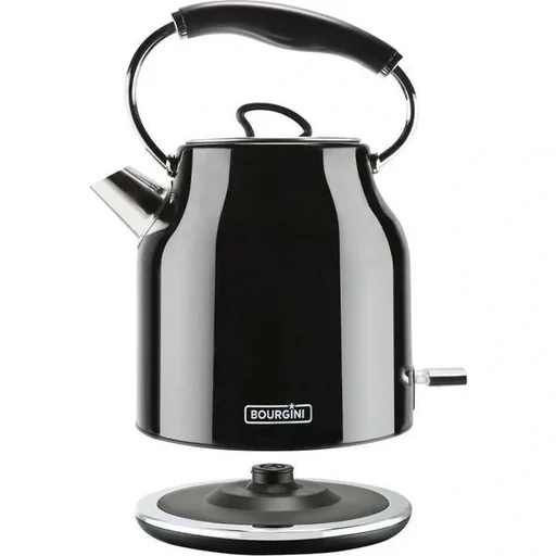 "Nostalgic Kettle Deluxe - Black - Retro Design - 1.7 l image"