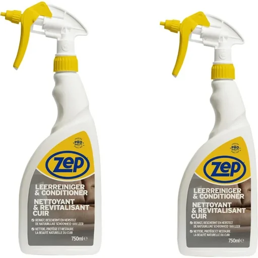 "ZEP Leather Cleaner & Conditioner - 750 ml x 2 pieces - Value Pack - 2 pieces image"