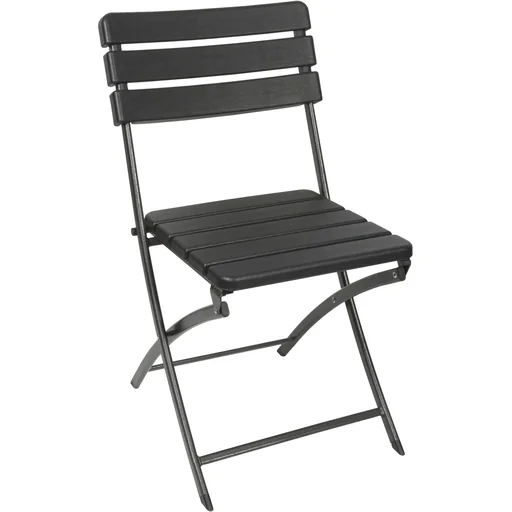 "folding chair - in wood look image"