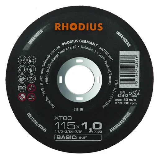 "INOX cutting discs XT80, 115 x 1 x 22.23 mm, 50 pieces image"