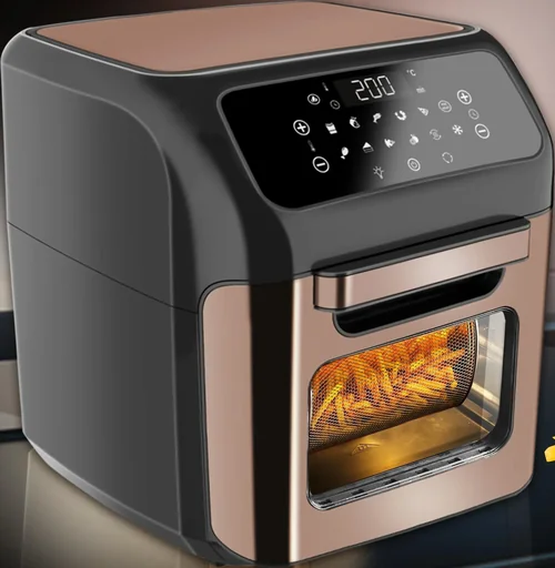 "Digital hot air fryer XXL with grill function, 12 l image"