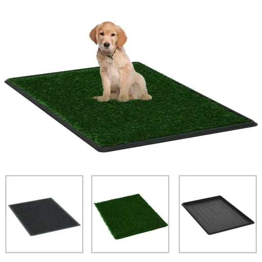 "Pet toilet 2-piece with container e image"