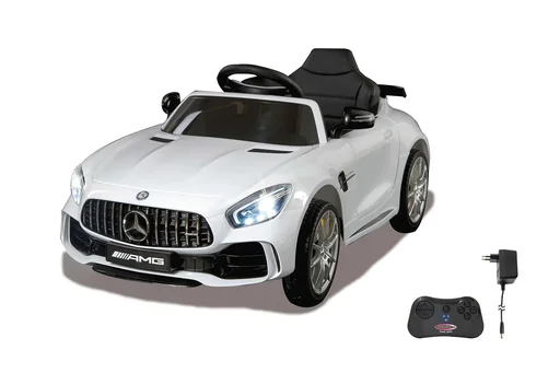 Ride-on Mercedes-Benz AMG GT R für Kinder, 2,4 GHz, 12 Volt, Weiß