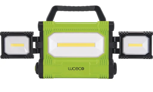 "Swiveling LED work light with 3 light surfaces, 50 watts image"