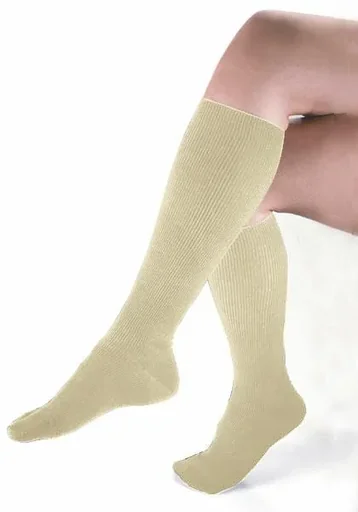 "Support knee-highs, beige, size 38/39 image"