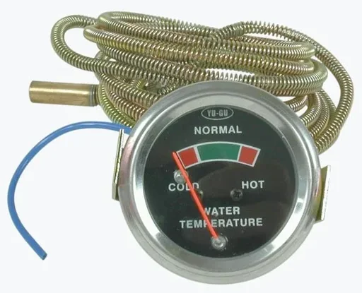 "Temperature display for engine block image"