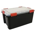 Waterproof box AT-L BkR/C/D, black, 50 liters