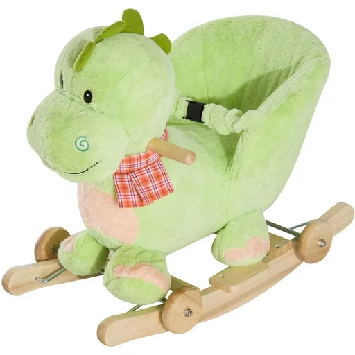 "Rocking animal dragon with wheels music image"