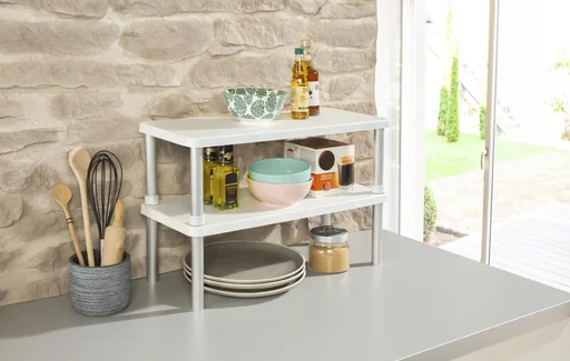 "Household shelf, 2 levels image"