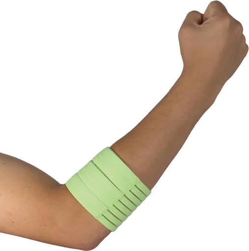 "Elbow support made from recycled plastic image"