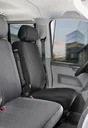 Fitted seat covers VW T5 for single rear seat made of fabric from 04/2003 to 06/2015