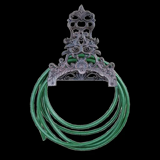 "Classic cast iron hose holder image"