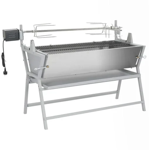 "Rotisserie Grill Iron and Stainless Steel image"