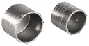 Impact drill bit set, 2-piece