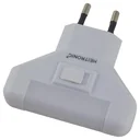 LED night light with switch and 5 LEDs, 1 watt