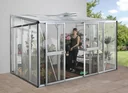 Pavilion retrofit kit for greenhouse Helena 8600, color aluminum