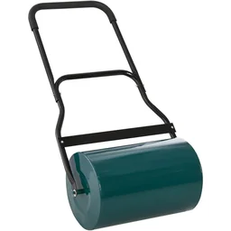 Gazonwals met U-handgreep tuinwals tuinrol 31 cm diameter 40 L water-/zandvulling 49 cm werkbreedte metalen behuizing