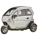 3-wheel electric cabin vehicle eLizzy Comfort 25 km/h silver including on-site instruction