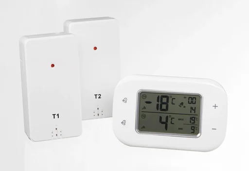 "2-in-1 wireless digital fridge/freezer thermometer image"
