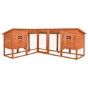 Rabbit hutch with run ma