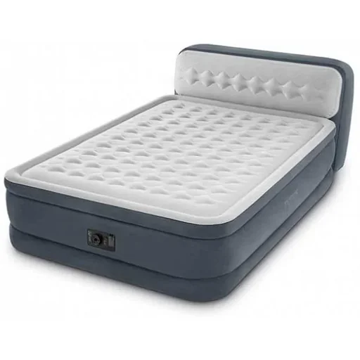 "Ultra Plush air mattress with headboard 152 x 236 x 86 cm image"