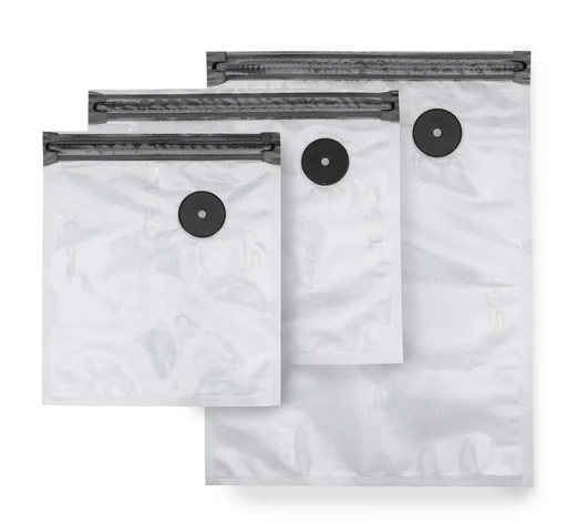 "Vacuum zip foil bags, 20 pieces - in 3 sizes image"