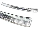 Stainless steel loading sill protector, Mercedes A Class W 177, 2018>. OEM quality with soft, deburred edges.
