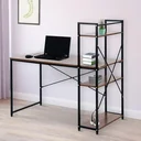 Computer desk with shelf