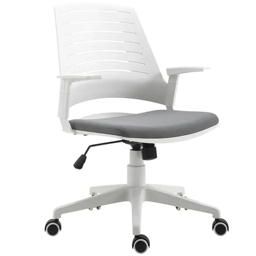 "Office chair gaming chair swivel chair rocking function with backrest upholstery ergonomic design height adjustable nylon PU- image"