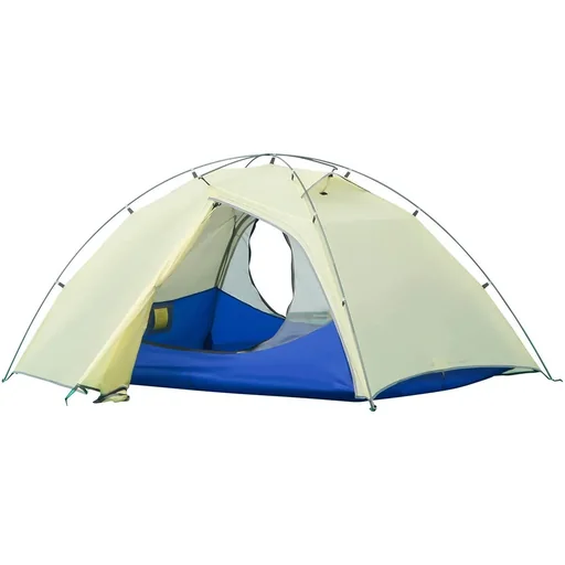 "Waterproof tent for 2 people - including carrying bag - cream-white - 230 x 140 x 110 cm image"