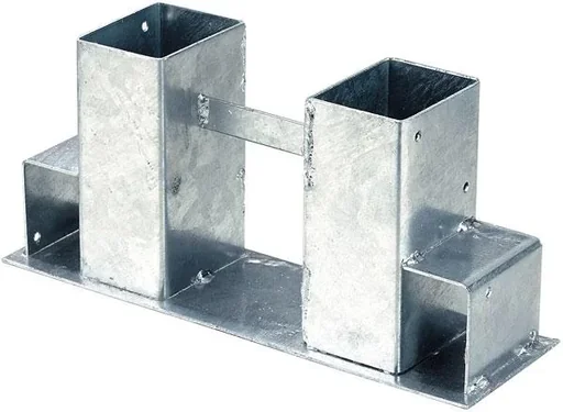"Wood stack holder hot-dip galvanized, 1 piece image"