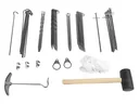 Tent awning accessory set 48 pieces