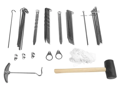 "Tent awning accessory set 48 pieces image"