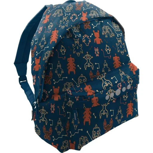 "Robot print kids backpack image"