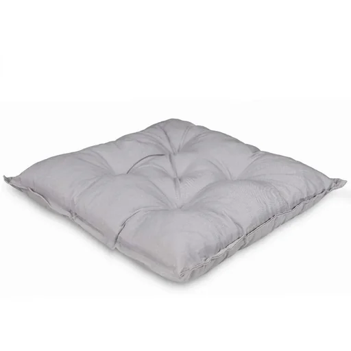"Chair cushions - garden chair cushions - set of 4, light grey image"