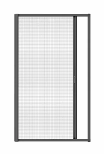 "Insect screen roller blind for doors, 125 x 225 cm in anthracite image"