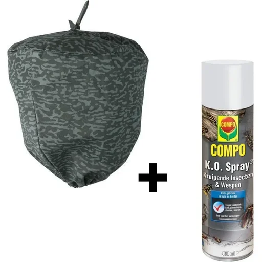 "Weitech WazzzpAway - prevents wasps + INCL. Compo K.O. Spray - crawling insects and wasps - 400 ml image"