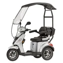 3-wheel electric vehicle Bologna 25 km/h silver including wind and weather protection