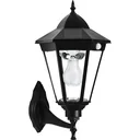 Solar wall light - Black - 23 x 26 x 47 cm