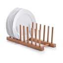 Plate stand, bamboo