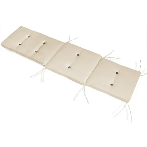 "Garden cushion - For lounger - Cream - 173x43x6cm image"