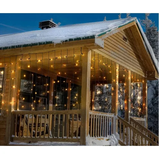 "LED icicle light - 189 LEDs - 200 x 70 cm image"