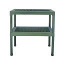 Planting table with 2 levels for plastic greenhouses