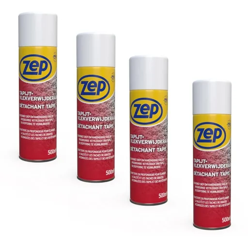"ZEP Carpet Stain Remover - 500 ml x 4 pieces - Value Pack - 4 pieces image"