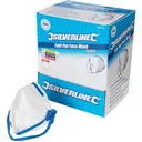 Flat foldable FFP2 dust mask, disposable display box, 50 pcs. FFP2