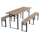 Table with 2 benches - 220 x 80 x 76 cm