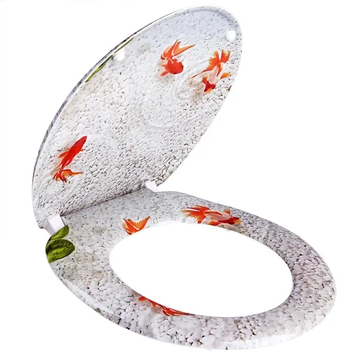 "Duroplast toilet seat fishes image"
